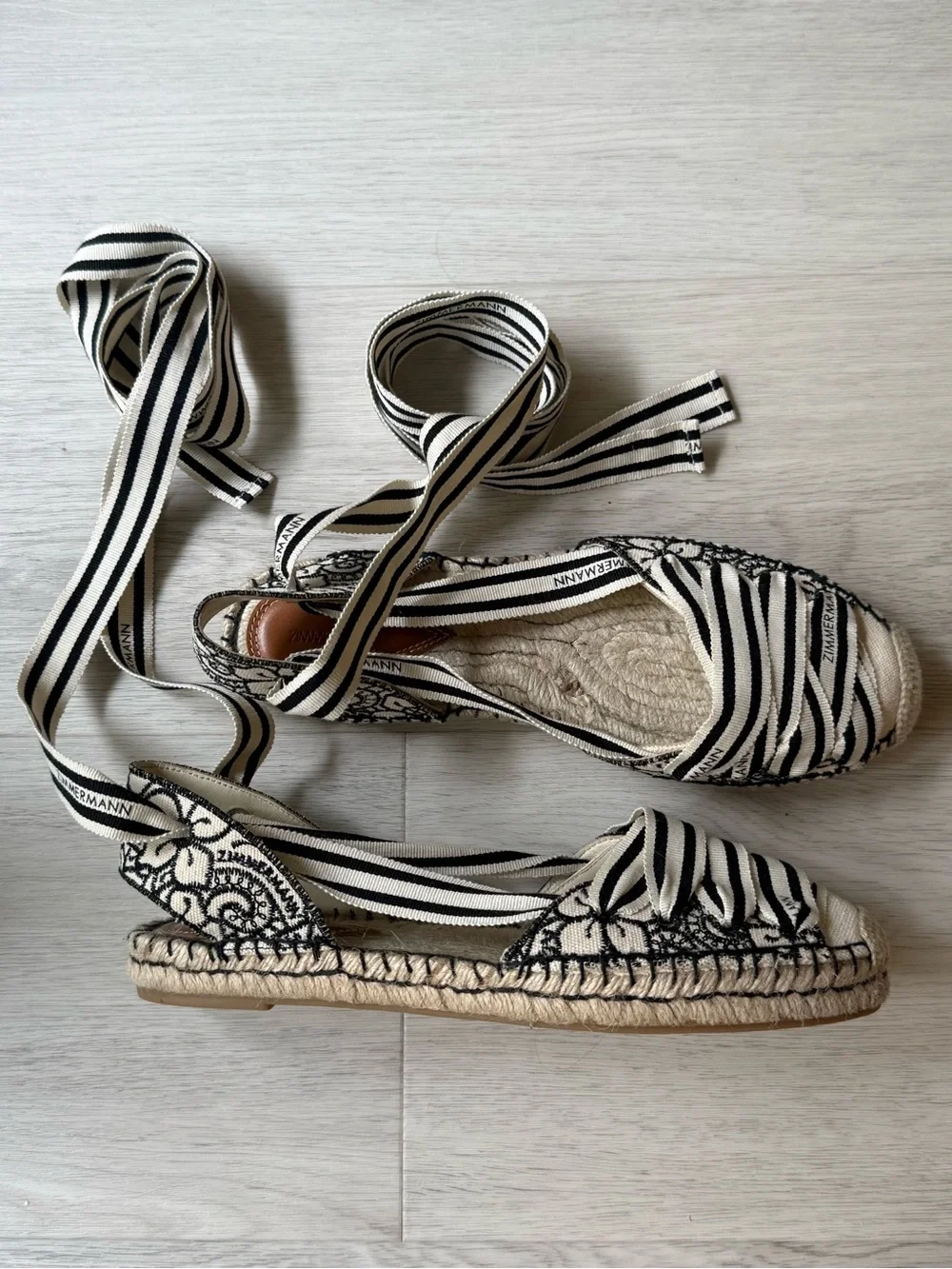 Zimmermann espadrilles black